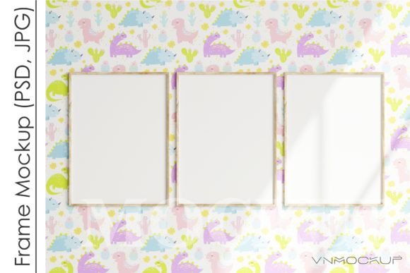 Download Nursery Frame Mockup, Modern Kid's Room - Frame mockup Collection