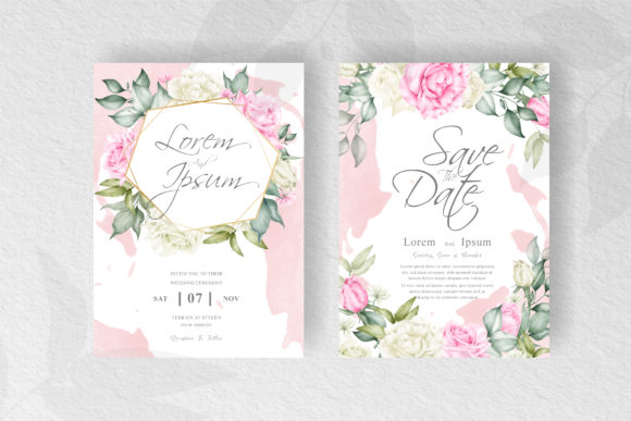 Download Elegant Floral Frame Wedding Invitation - Frame Collection